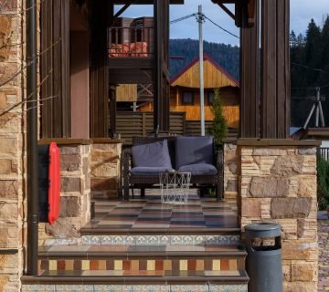 De charme van een houten poolhouse