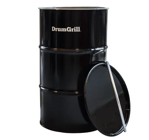 Olievat barbecue 120L   Incl  deksel, mand en grill