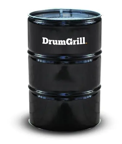 Olievat barbecue 200L   Incl  deksel, mand en grill